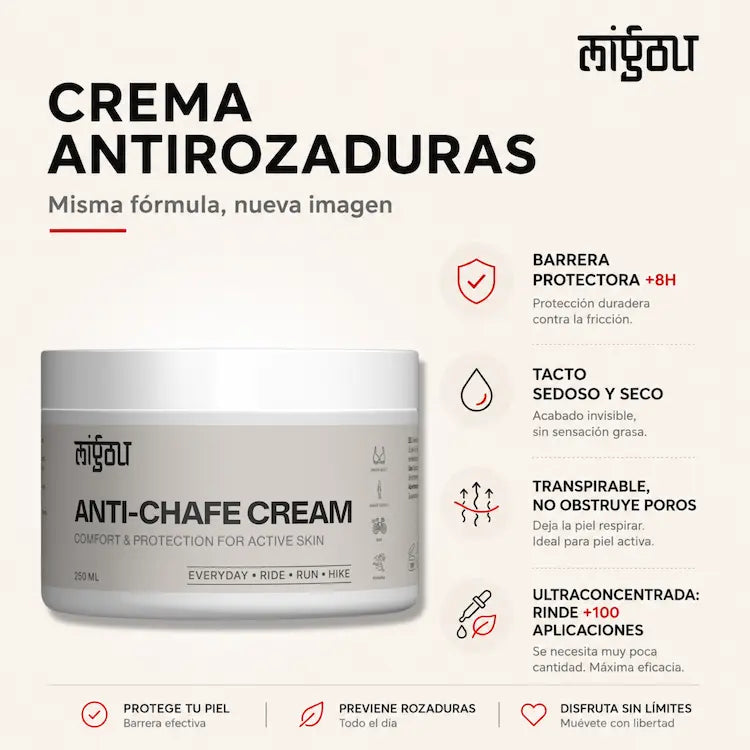 Crema Antirozaduras Profesional Ultraconcentrada (250ml) - Anti chafe cream