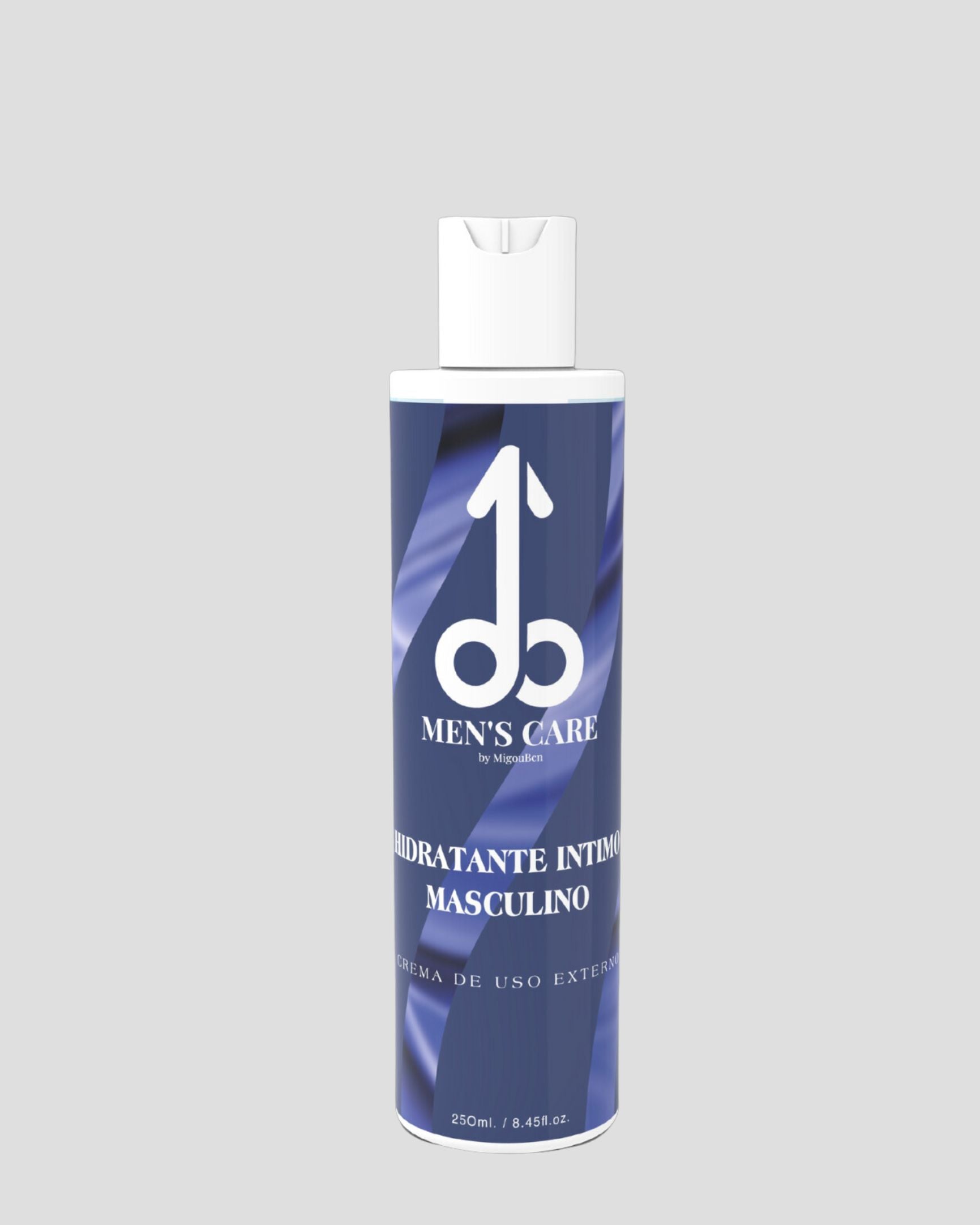 tarro de 250ml de crema hidratante para zona intima masculina
