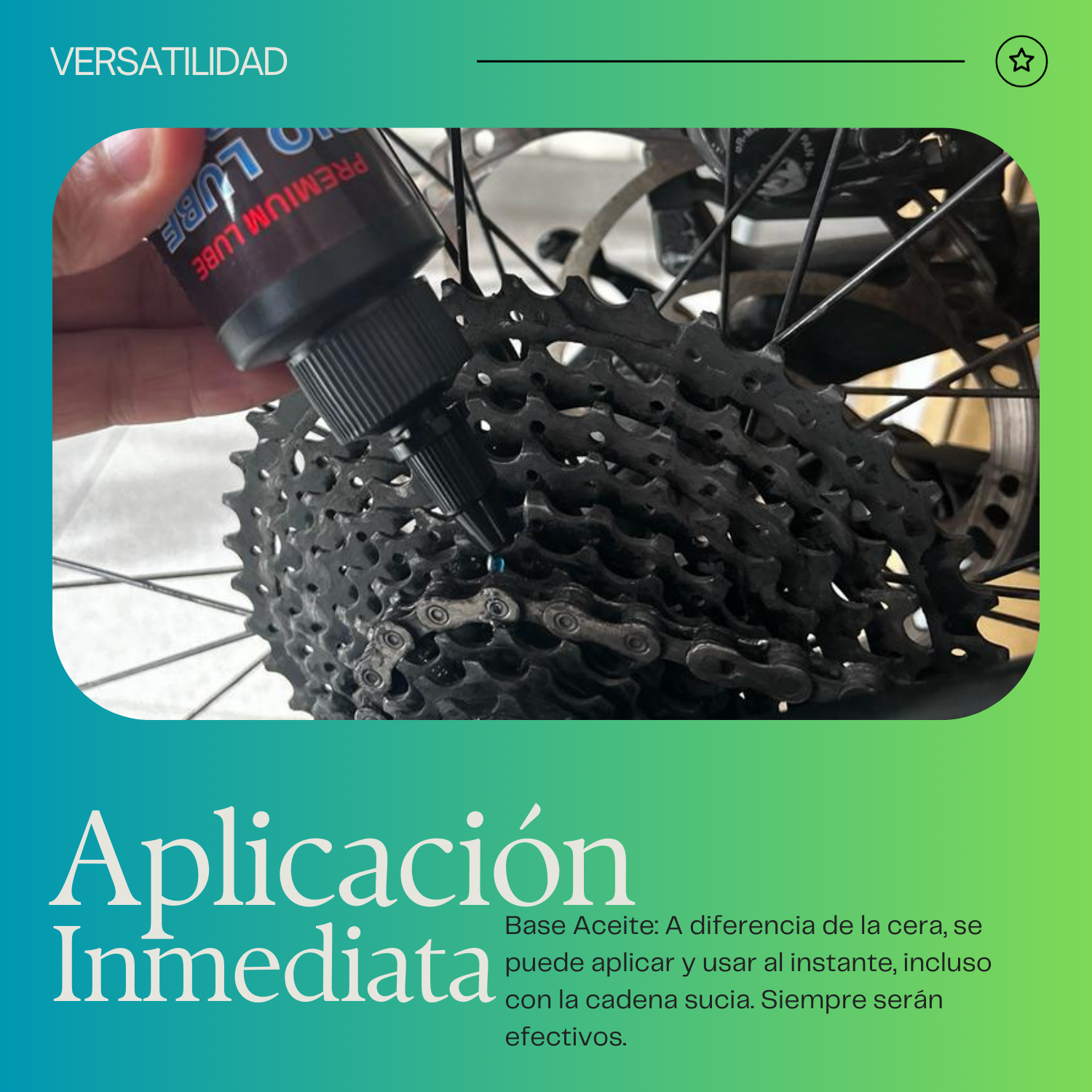 Kit lubricantes cadena bicicleta