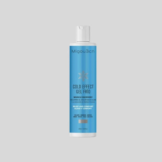 Cold effect gel with collagen, amino acids and vitamins