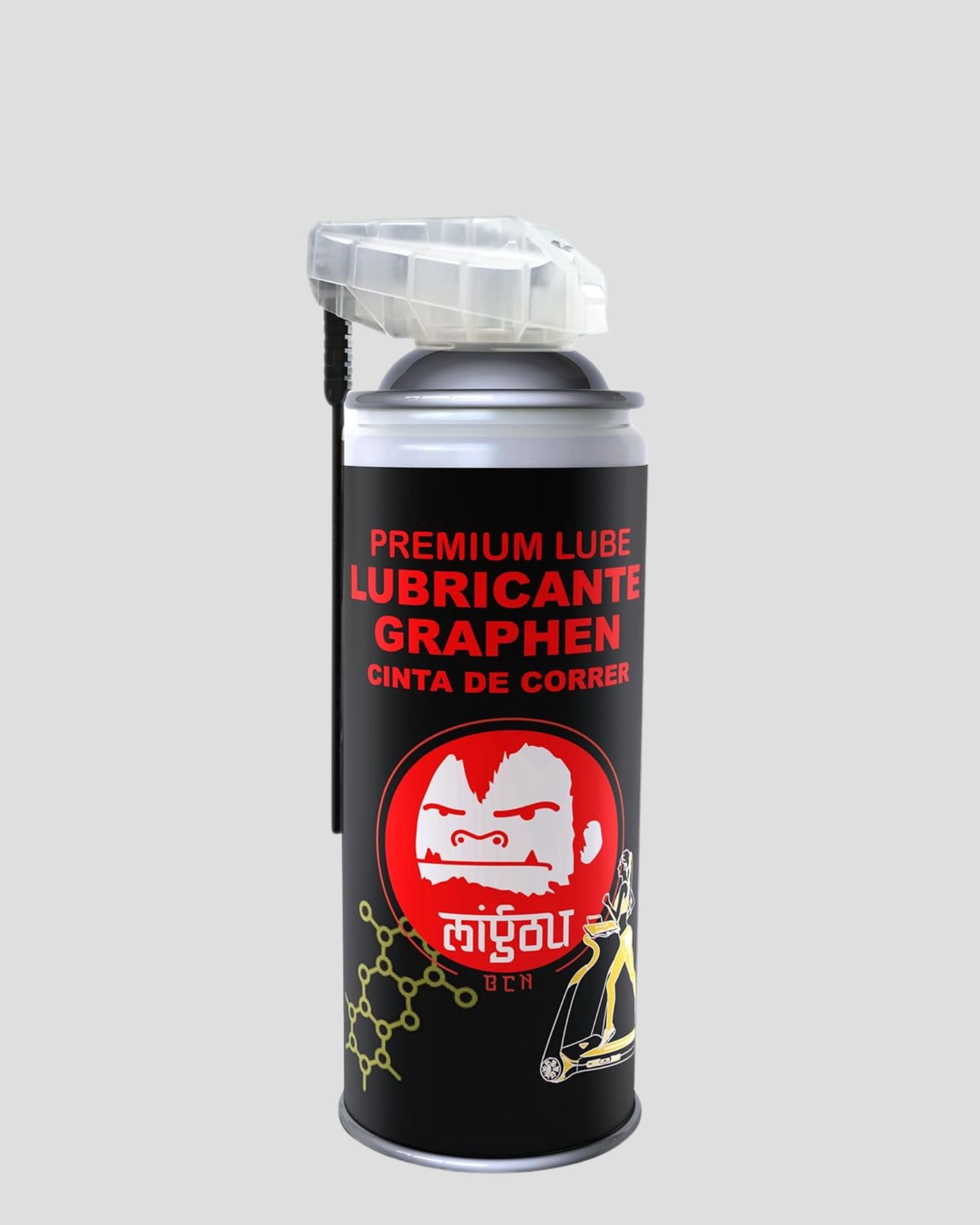 Lubricante cinta de correr en spray 400ml con grafeno