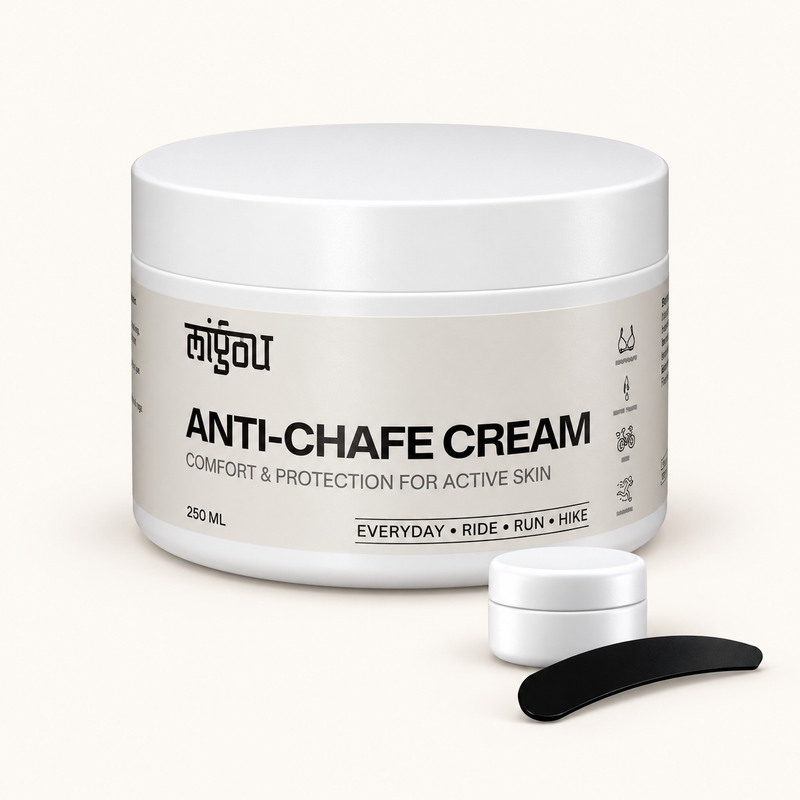 Crema antirozaduras casual MIGOU BCN de 250 ml con tarrito vacío de 5 ml y espátula